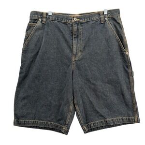 Urban Up Pipeline Men's 34 Denim Carpenter Shorts Utility Dark Wash Casual NWT‎